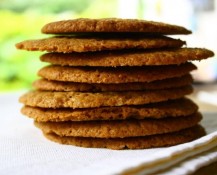 Gingersnap cookies